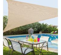 Vela Telo Parasole 3,6 x 3,6 mt Tenda Triangolare Ombreggiante Giardino Tessuto