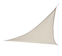 Vela Telo Parasole 4x4mt Tenda Triangolare Ombreggiante Giardino Tessuto Beige