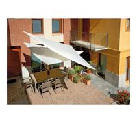 Vela Triangolare 5x5x5 mt Ecru' Greenwood