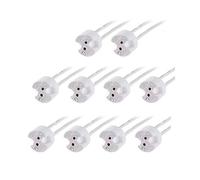 Velain MR16 Portalampada,Base Bi-Pin MR11, G4, GX5.3, GZ4, Presa Connettore Filo per Portalampada Lampada alogena a LED (10 Pezzi)