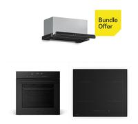 Velaire - Piano cottura a induzione + forno da incasso + cappa telescopica | 60 cm