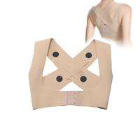 VELAJA Correttore Posturale Schiena Donna, Busto Correttore Posturale Invisibile - Supporto Regolabile a 3 Livelli per Alleviare il Dolore di Collo e Spalle in Ufficio e Auto (M)