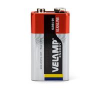 Velamp 6LR61/1BP Batteria 6LR61 Transistor 9V BL, Rosso