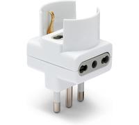 Velamp ADAPT-3-16A Adattatore Triplo : 3 Prese Bipasso, 10/16 A e Spina 16 A ( scatola da 10 pezzi )