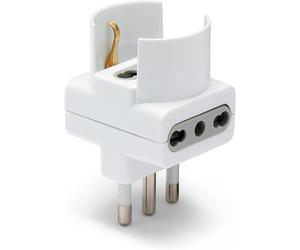 Velamp ADAPT-3-16A Adattatore Triplo : 3 Prese Bipasso, 10/16 A e Spina 16 A ( scatola da 10 pezzi )