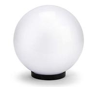 Velamp APOLUX - Lampada Sferica da esterno, diametro 250mm, Attacco E27, Colore Bianco | Impermeabile IP44, Diffusione a 360°, Ideale per giardini, terrazze e vialetti