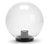Velamp APOLUX - Lampada Sferica da esterno, diametro 300mm, Attacco E27, Trasparente | Impermeabile IP44, Diffusione a 360°, Ideale per giardini, terrazze e vialetti