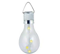VELAMP Bulb Light Lampadina Solare. Facile da Usare: Si Ricarica Durante Il Giorno e Si accende automaticamente la Sera. per terrazze, Giardini, balconi 1 W