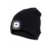 VELAMP CAP03 BERRETTO CON TORCIA FRONTALE LED 100 LUMEN RICARICABILE NERO