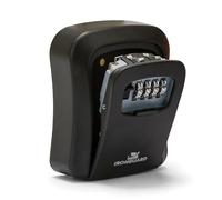 Velamp - Cassetta Chiavi con Codice 4 Cifre IRONGUARD IG008, Cassetta di Sicurezza per Chiavi Resistente alle Intemperie, Key Box Sicuro, Cassaforte Portachiavi da Parete Per Casa Garage B&B - Nero
