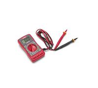 Velamp DMT500 multimetro digitale compatto - tester elettrico AC/DC con test diodi, resistenza e batterie - display LCD, sonde incluse, portatile e facile da usare