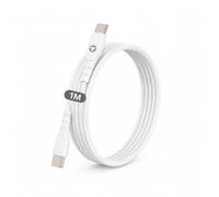 Velamp EGP700-3 - Cavo USB Type-C Verso USB C 1 Metro, Cavo Ricarica Rapida Type C Compatibile con iPhone 16/15 e Altri, Samsung, iPad, Air MacBook - Cavetto USB-C 60W Sync&Charge, 480Mbps, Bianco