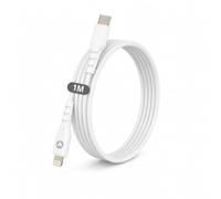 VELAMP EGP700-5 - Cavo USB Type-C Lightning, Cavo Ricarica Rapida Type C PD (Power Delivery) Compatibile con iPhone 5-14 e iPad - Cavetto USB-C 27W a Lightning, 1M, Resistente e Veloce 480Mbps, Bianco