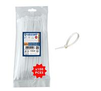 Velamp Fascette stringicavo - Colore bianco - 3,6 x 280mm - Confezione 100pz - Ideali per cablaggi elettrici