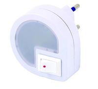 Velamp IL35 Punto Luce LED con Interruttore On/Off, Bianco