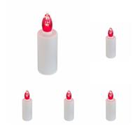 Velamp INFINITY: Lumino Elettrico a Led, Durata 365 Giorni, Bianco con Luce Intermittente rossa (Confezione da 5)