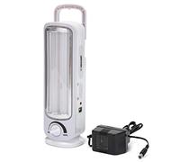 VELAMP IR162 TWIX - Lampada di Emergenza Portatile Ricaricabile, LED, Super Luminosa (300 lumen) - Dimmerabile - Con Caricabatteria Esterno, Sicura, Leggera e Compatta