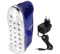 Velamp IR312 Lampada LED Anti Black Out, Lampada di emergenza ricaricabile portatile con caricatore esterno, 250 lumen, con funzione di interruzione di corrente