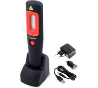 Velamp IS457 Torcia led lampada da lavoro 3w led smd con base di ricarica