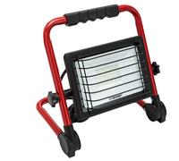 Velamp - IS766 - Proiettore da cantiere Waingro - con staffa, cavo 3 m e griglia - 50 W - rosso - Velamp - 98120 - Conf. da 1 Pz. - IS766