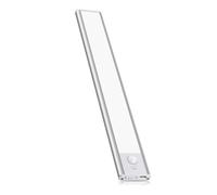 Velamp LACTEA XL: reglette LED sotto pensile ricaricabile 40cm, 150 lumen, con CCT. Argento