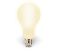 Velamp lampadina LED a filamento diffusore Opal - Forma a Goccia (A75) - Attacco a vite grande (E27) - Potenza 16W Equivalenti 142W - Luminosità 2300lm - Temperatura colore 4000K (luce naturale)