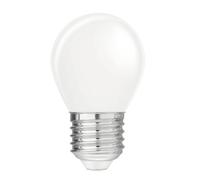 Velamp lampadina LED a filamento diffusore Opal - Forma a Sfera (P45) - Attacco a vite grande (E27) - Potenza 4W Equivalenti 40W - Luminosità 470lm - Temperatura colore 4000K (luce naturale)