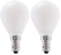 Velamp lampadina LED a filamento diffusore Opal - Forma a Sfera (P45) - Attacco a vite piccolo (E14) - Potenza 6W Equivalenti 60W - Luminosità 806lm - Temperatura colore 3000K (luce calda)