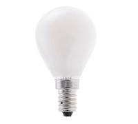 Velamp lampadina LED a filamento diffusore Opal - Forma a Sfera (P45) - Attacco a vite piccolo (E14) - Potenza 6W Equivalenti 60W - Luminosità 806lm - Temperatura colore 3000K (luce calda)