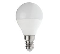 Velamp lampadina LED forma a Sfera (P45) - Attacco a vite piccolo (E14) - Potenza 6W Equivalenti 42W - Luminosità 490lm - Temperatura colore 4000K (luce naturale)