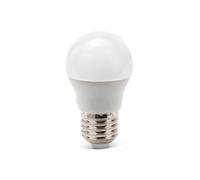 Velamp lampadina LED forma a sfera (P45) - Copertura opale - Attacco a vite grande (E27) - Potenza 6W Equivalenti 42W - Luminosità 490lm - Temperatura colore 3000K (luce calda)