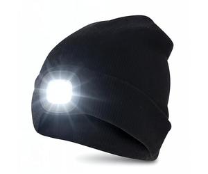 VELAMP Lighthouse, Beretto LED Unisex Adulto, Nero, Taglia unica