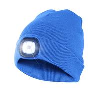 Velamp Lighthouse: Cappellino con Luce Frontale LED Ricaricabile. Sky Blue