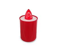 Velamp Lumino Elettrico a Led 9 cm, Durata 90gg, rosso con Luce fissa rossa