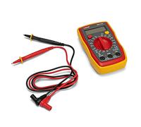 Velamp Multimetro Digitale 7-in-1 - Misura Tensione AC/DC, Corrente, Resistenza, Continuità, Diodi, con display retroilluminato e sonde incluse