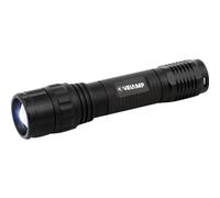 Velamp Panther - Torcia LED Ricaricabile 800 Lumen - Zoom Regolabile, Fino a 300m, Batteria Inclusa, Micro USB, IPX4 - Torcia Tattica Compatta per Esterni, Lavoro, Emergenza