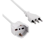 Velamp Prolunga elettrica da 5mt - Presa polivalente (Schuko + 10/16A) - Spina G