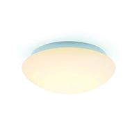 Velamp PTLED12W Plafoniera LED Tonda 30cm IP20 12W, 4000K