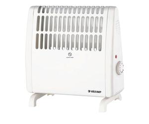 Velamp Radiatore a Convezione 500 W - riscaldatore elettrico silenzioso e compatto con termostato elettronico regolabile, design salvaspazio su piedistallo, ideale per camere, uffici