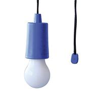 Velamp Retrò - Lampadina LED portatile a batteria - Con cordoncino - Luminosa e di grande autonomia - Facile da usare, sicura e resistente - Ideale per interni ed esterni - Colore blu