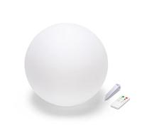 Velamp Sfera Luminosa Giardino LED 40cm, Luci Solari da Esterno e Interno | 7 Colori e Bianco Caldo, Autonomia 6h, Resiste a Pioggia e Polvere, Picchetto e Telecomando Incluso, Lampada Solar Nova XXL