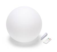 Velamp Sfera Luminosa LED Ø 25cm. A Ricarica Solare, IP54. con Telecomando: Scelta tra Bianco e 7 Colori. Wireless. per Giardino, terrazzo, Piscina
