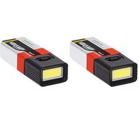 Velamp SNICKER: torcia LED COB 50 lumen con pila 9V (Confezione da 2)
