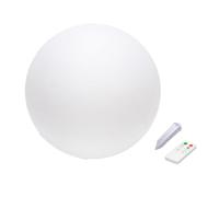 Velamp Solar Nova XL Sfera Luminosa Ø 30 cm - Lampada Solare RGB con Telecomando, IP66, Accensione Automatica Notturna, Bianco o 7 Colori, luce decorativa per giardino, piscina, terrazzo