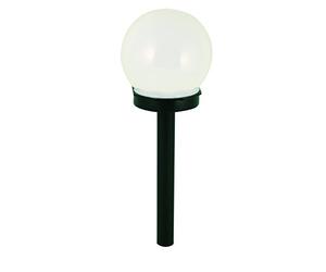 Velamp SPK10 Globe Terminale luminoso solare giardino di plastica bianco