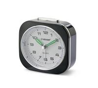 Velamp Sveglia da Comodino, Sveglia Analogica al Quarzo Silenziosa con Luce Senza Ticchettio, Semplice Orologio da Tavolo con funzione Snooze,Adatto per Camere da Letto, scrivanie, viaggi...