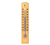 VELAMP Termometro indoor/outdoor di legno 20cm