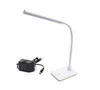 VELAMP TL1606B Slim Lampada da Tavolo LED, Bianca 6 W