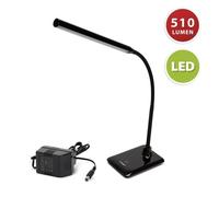 Velamp TL1606N Slim Lampada da Tavolo, Nera