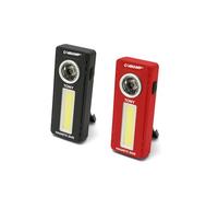 Velamp TONY: lampada da lavoro portatile 2 in1 (lanterna COB + torcia) 2x1W. Multifunzione.